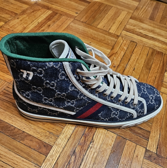 Gently used Denim GG Delave /N.L.P.E/VI Blue Fabric Upper and Rubber Sole B BL - Picture 7 of 10